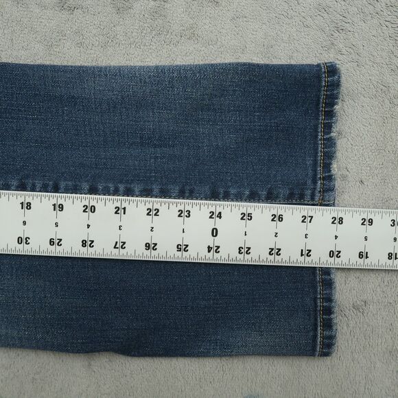 Lane Bryant Jeans Women's 16P High-Rise Distinctly Boot 28" Inseam Distressed - Picture 4 of 16